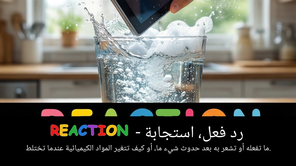 Arabic Illustration for reaction